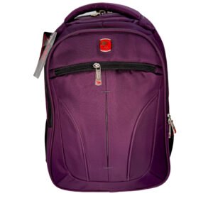 mochila vega morada para lap líneas