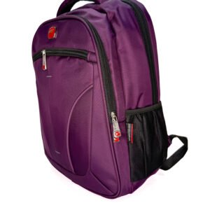 mochila vega morada para lap líneas