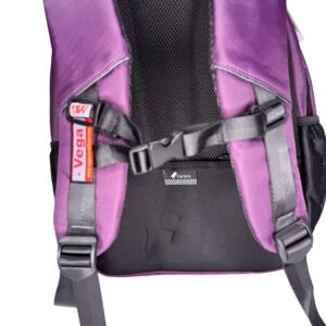 mochila vega morada para lap líneas