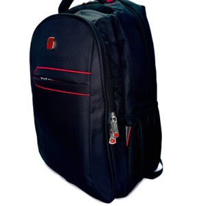 mochila vega negra para lap bordado u