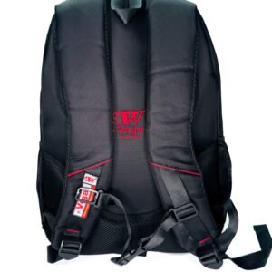 mochila vega negra para lap bordado u