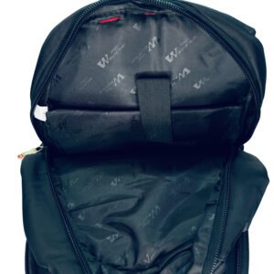 mochila vega negra para lap bordado u