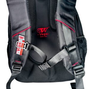 mochila vega negra para lap bordado u