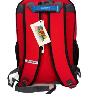 mochila de bowser 3d lisa negra grande