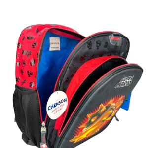 mochila de bowser 3d lisa negra grande