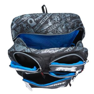 mochila de mario bross bolsitas negra grande