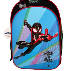 como de miles morales 3d fondo azul grande