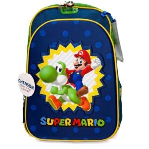 mochila de mario bross con yoshi estrella grande