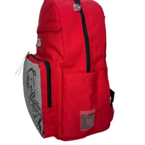 mochila de dead pool roja grande