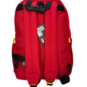 mochila de dead pool roja grande
