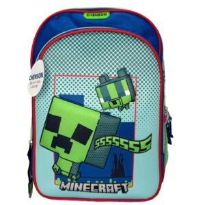 mochila de minecraft ssss 3d acolchonado